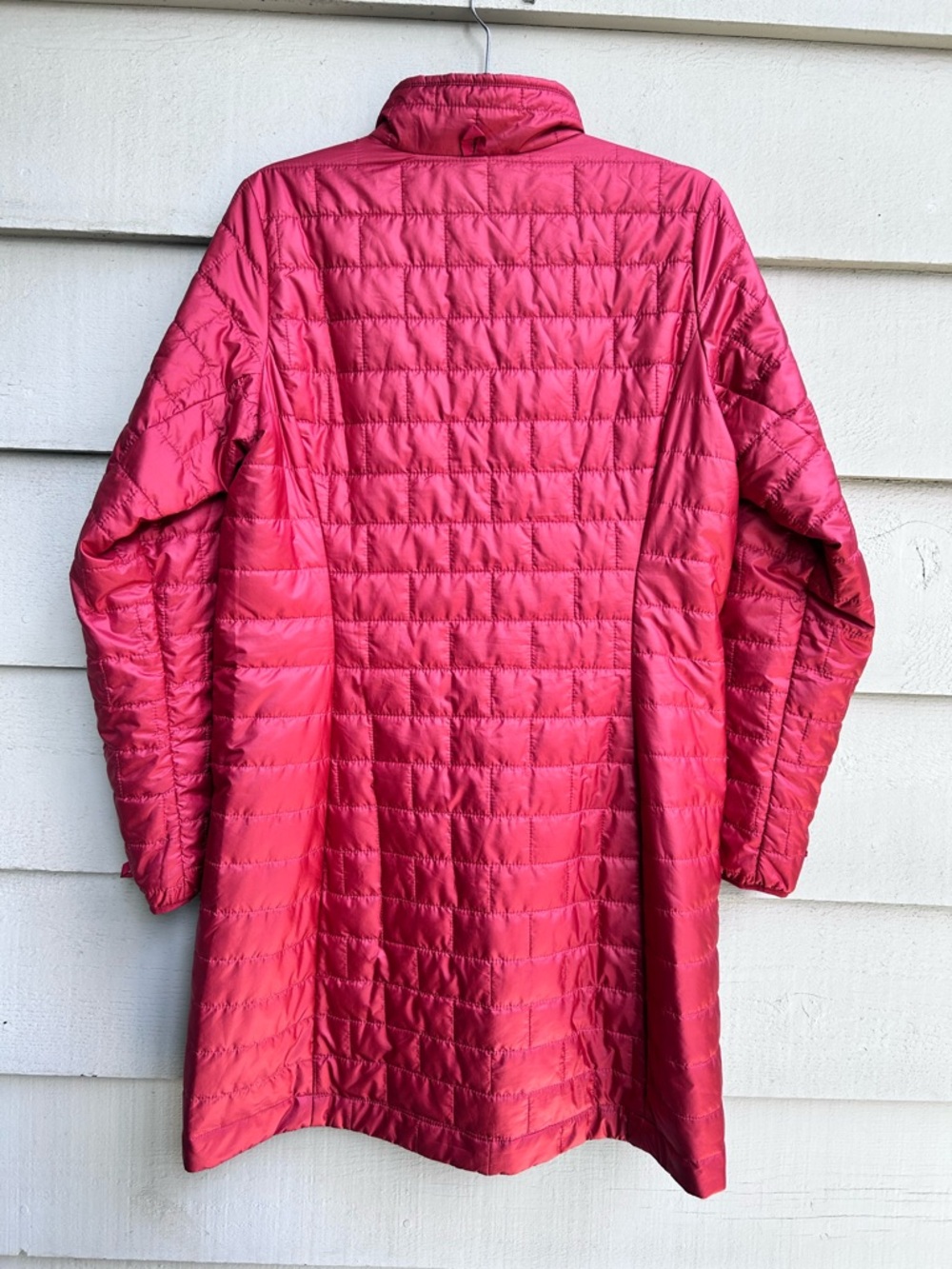 Patagonia Nano Puff Parka Puffer Coat Molten Lava Red Women's Size Large - Picture 2 of 10